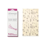 Abeego - Small Rectangle Beeswax Food Wrap Single Pack