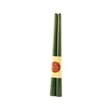 Honey Candles - Forest Green Taper Candle Pairs