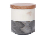 Danica Heirloom - Marble Salt Cellar White/Slate