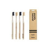 f.e.t.e. - Toothbrush Bamboo Multipack 4 Piece Natural