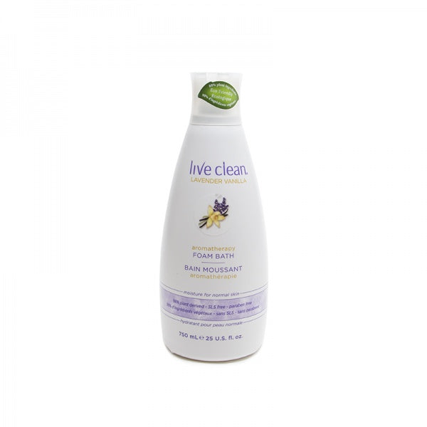 Live Clean - Aromatherapy Foam Bath Lavender Vanilla