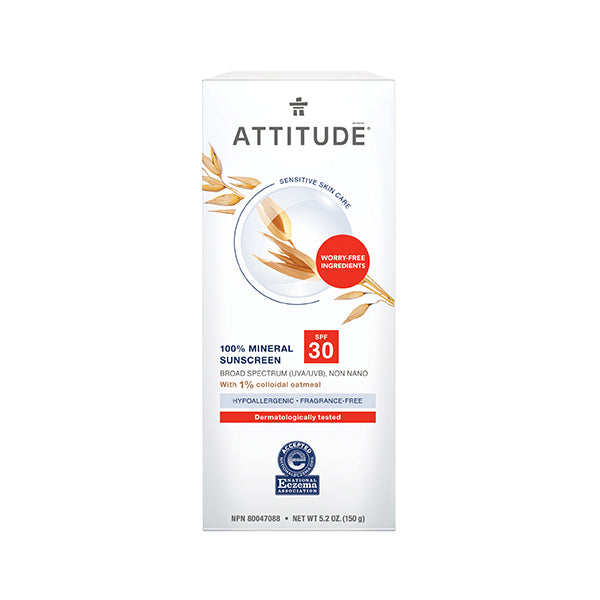 Attitude - Sunscreen Sensitive Skin Adult 150g