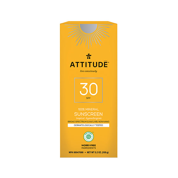 Attitude - Sunscreen Tropical Adult 150g