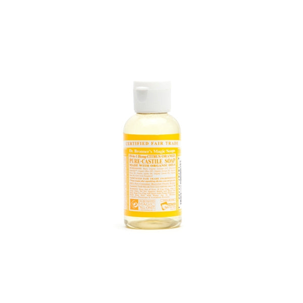 Dr. Bronners - Castile Liquid Soap Citrus Orange Oil Travel Size