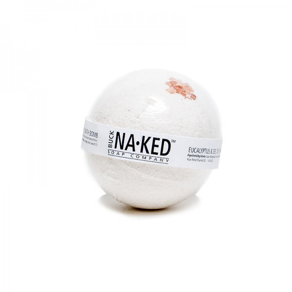 Buck Naked Soap Company - Eucalyptus & Himalayan Salt Bath Bomb