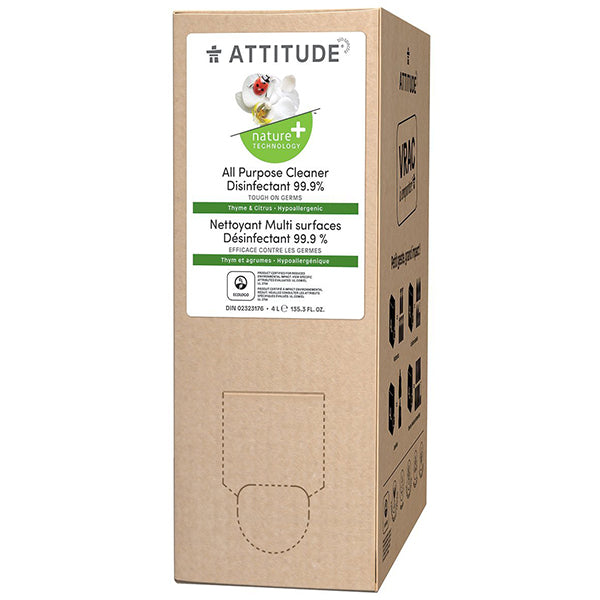 Attitude - All Purpose Disinfectant Bulk Thyme & Citrus 4L