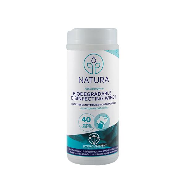Natura Solutions - Biodegradable Disinfectant Wipes 40 count