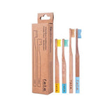 f.e.t.e. - Toothbrush Bamboo Family Pack 4 Piece