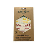 Ecologie - Beeswax Wrap Better Next Day 3 Pack