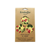 Ecologie - Beeswax Bread Wrap Berries & Fruit XL