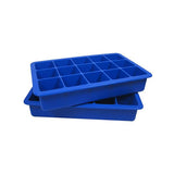 Kitchen Basics - Silicone Ice Cube Tray Blue Set of 2