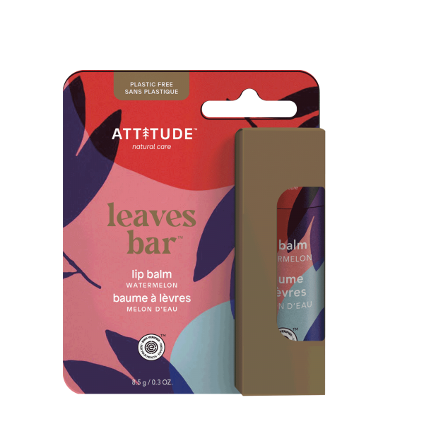 Attitude- Leaves Bar Lip Balm Watermelon