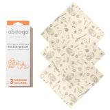 Abeego - Medium Square Beeswax Food Wrap 3pack