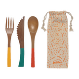 Now Designs - On the Go Bamboo Cutlery Cheer