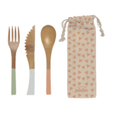 Now Designs - On the Go Bamboo Cutlery Flora