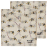 Ecologie - Beeswax Sandwich Bags Bees Set of 2